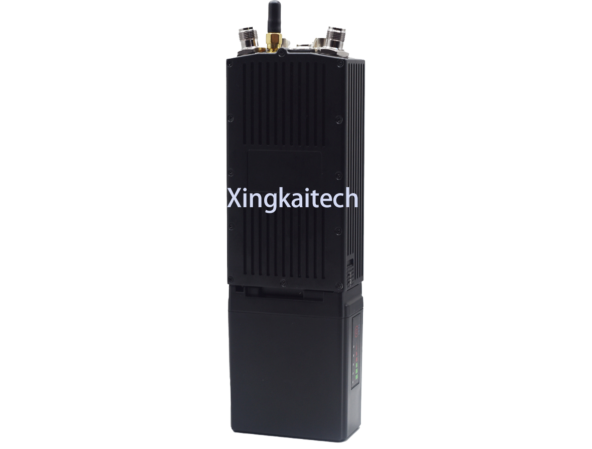 XK-F357 Cofdm Mesh Network 2瓦*2 Fhss Hopping Frequency SDR 手持 Mesh Radio 无人机应急通信系统