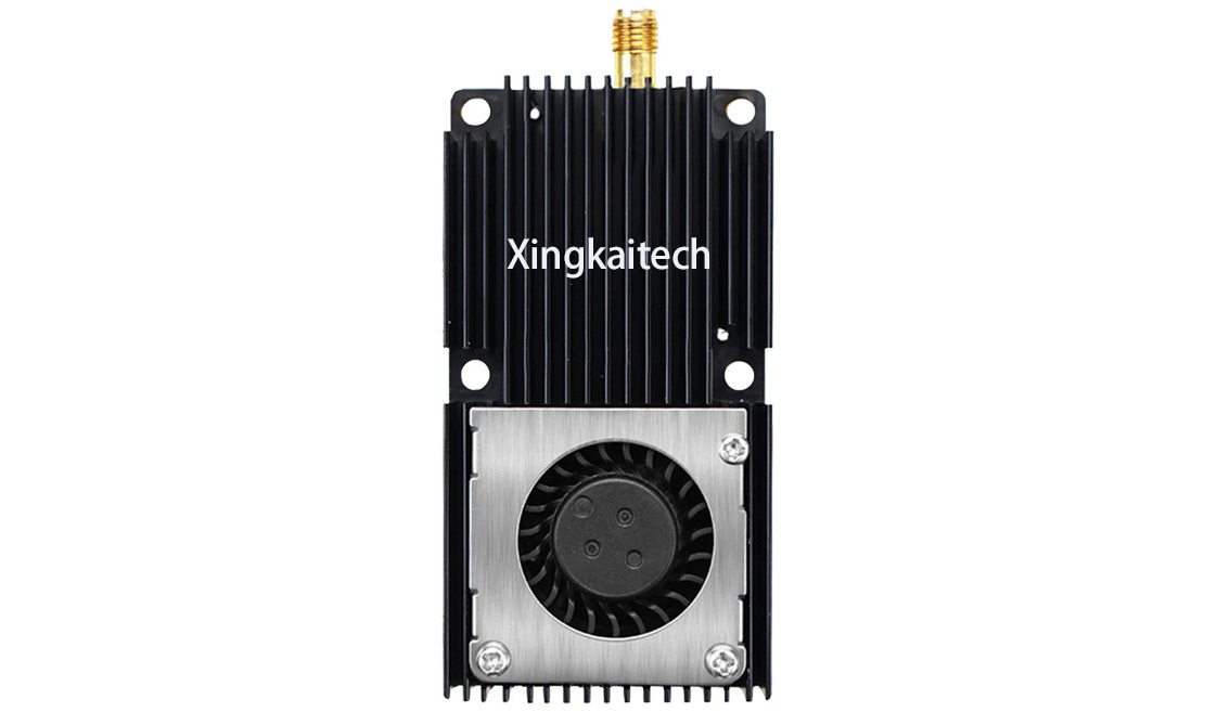 FPV 穿越无人机VTX 图像传输模块 1000-1400mHz 16CH 10W VTX 远程视频发射机跳频模块抗干扰